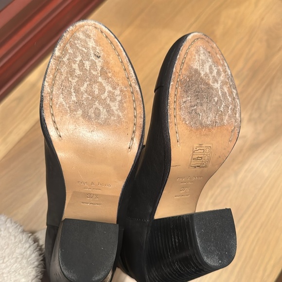 rag and bone black bootie 7.5 worn once - Picture 3 of 5